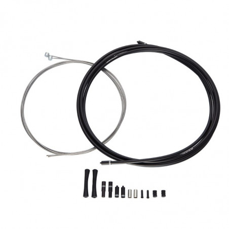 Schaltkabel Kit Road & MTB Black 4mm 1x 1500mm, 1x 2300mm 1.1mm , 4mm housing