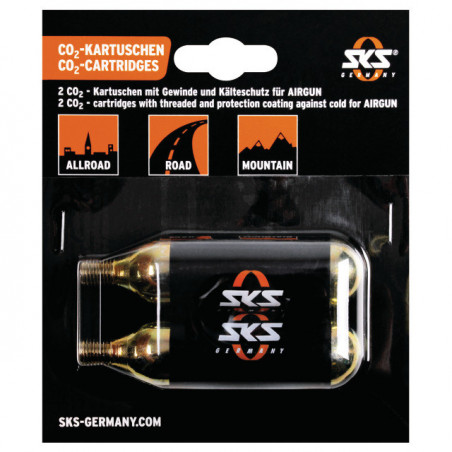 SKS CO2-Patrone 24 g mit Gewinde offen