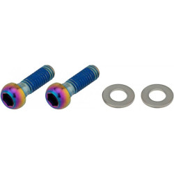 SRAM Befestigungsschraubenkit Stahl 18mm, Rainbow Oil Slick