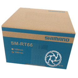 Shimano SLX DISC Scheibe 180mm, SM-RT66MS, 6-Loch, Werkstattpackung Karton à 10 Stück