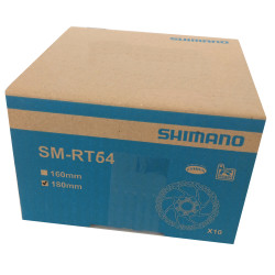 Shimano Deore DISC Scheibe 180mm, SM-RT64MXSC, Center Lock, Werkstattpackung Karton à 10 Stück