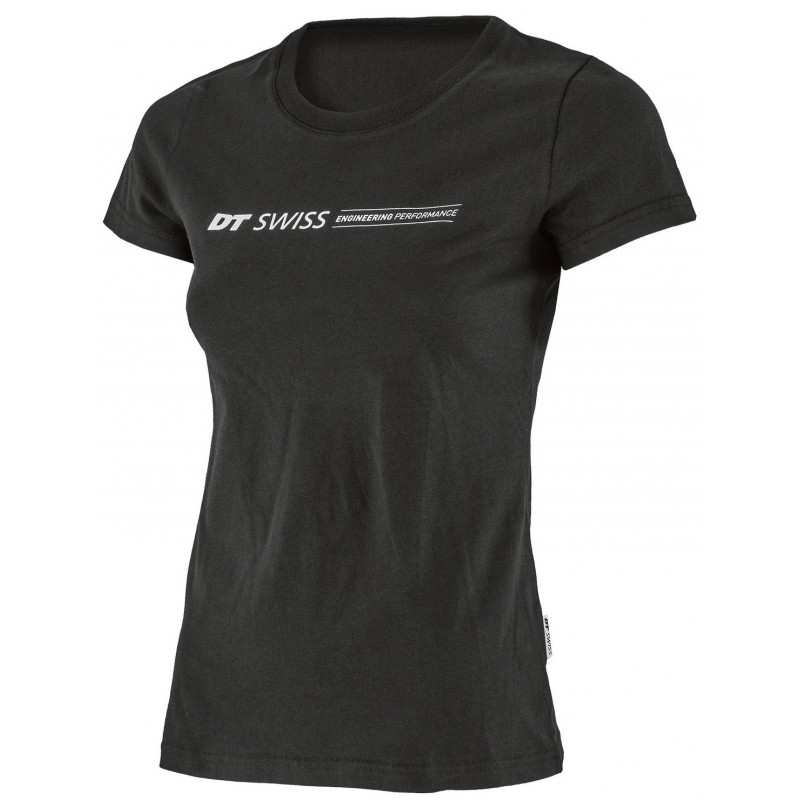 DT Swiss T-Shirt Engineering Performance S, Lady, Baumwolle,  schwarz