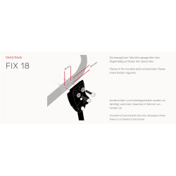hebie Seitenständer Fix 18 I, schwarz, verstellbar 28"- 29", KSA 18, max. 25kg