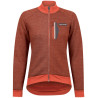 PEARL iZUMi W Expedition Thermal Jersey burnt rust adobe