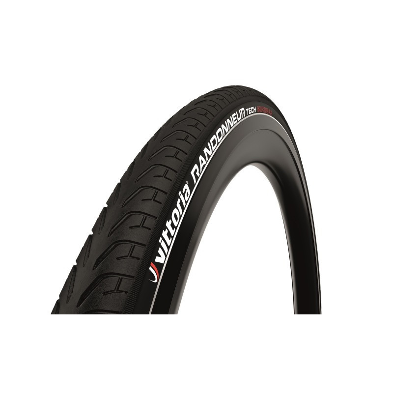 Vittoria Pneu Randonneur Tech G2.0 27.5x1.75 starr m.Reflexstreifen schwarz