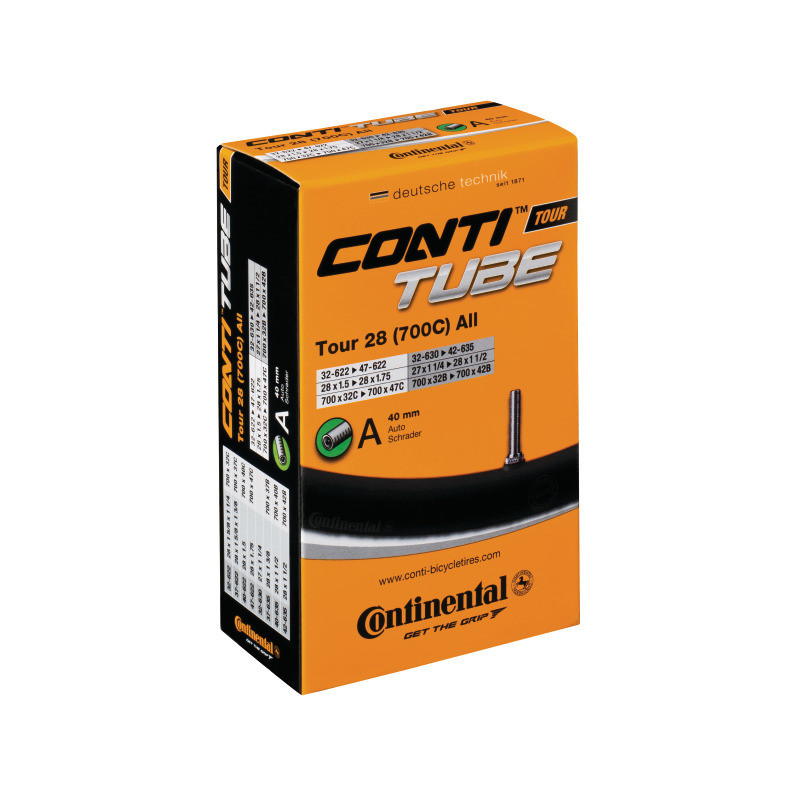 Continental Schlauch Compact 10/11/12" 44/62-194/222 Autoventil