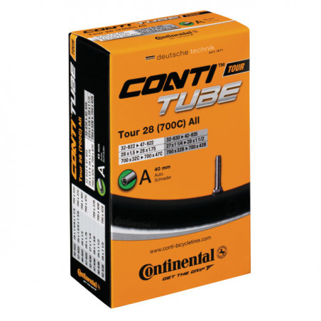 Continental Schlauch Compact 10/11/12" 44/62-194/222 Autoventil