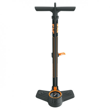 SKS Standpumpe Airkompressor 10.0 Stahl Multi Valve schwarz/orange