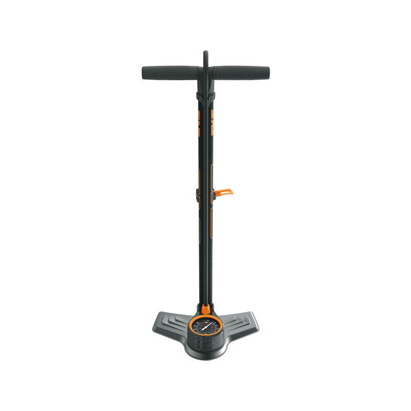 SKS Standpumpe Air-X-Plorer 10.0 Stahl Multi Valve schwarz/orange