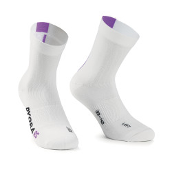 Assos DYORA RS Socks, White Violet