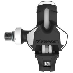 TIME XPro 15 road pedal, Black/White inkl. ICLIC cleats free foot