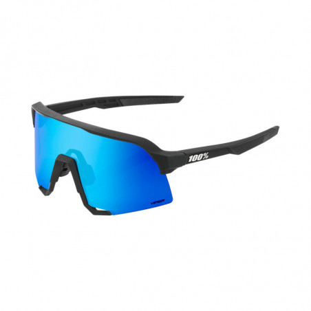 100% S3 Brille matte black-HIPER Blue ML