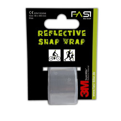 Fasi Snap Wrap Reflektorband 30 mm weiss
