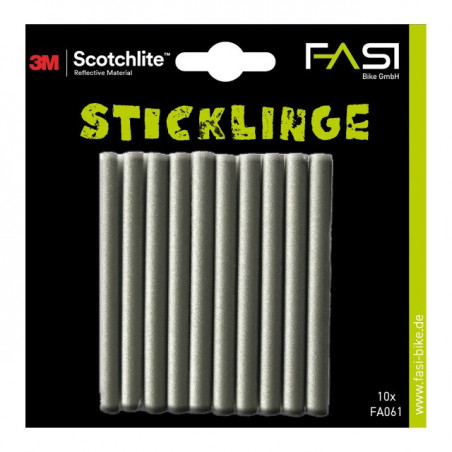 FASI Speichenreflektor Sticklinge Set à 10 Stk. silber