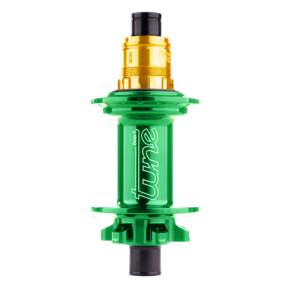 Tune Rear-Nabe MTB, ClimbHill Boost 6B 32h 12mm, Standard Bearings, XD/XDR 3T, green