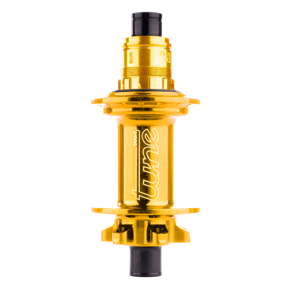 Tune Rear-Nabe MTB, ClimbHill Boost 6B, 12mm, Standard Bearings, gold