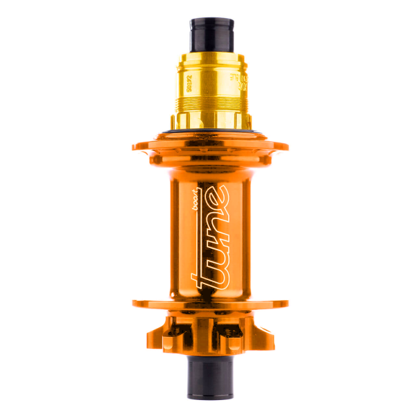 Tune Rear-Nabe MTB, ClimbHill Boost 6B 28h 12mm, Standard Bearings, orange