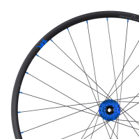 Tune Front Wheel Disc, MTB Alu, R25, KillHill Boost 6B 28h, 15mm, Standard Bearings, DL, Nip, blue