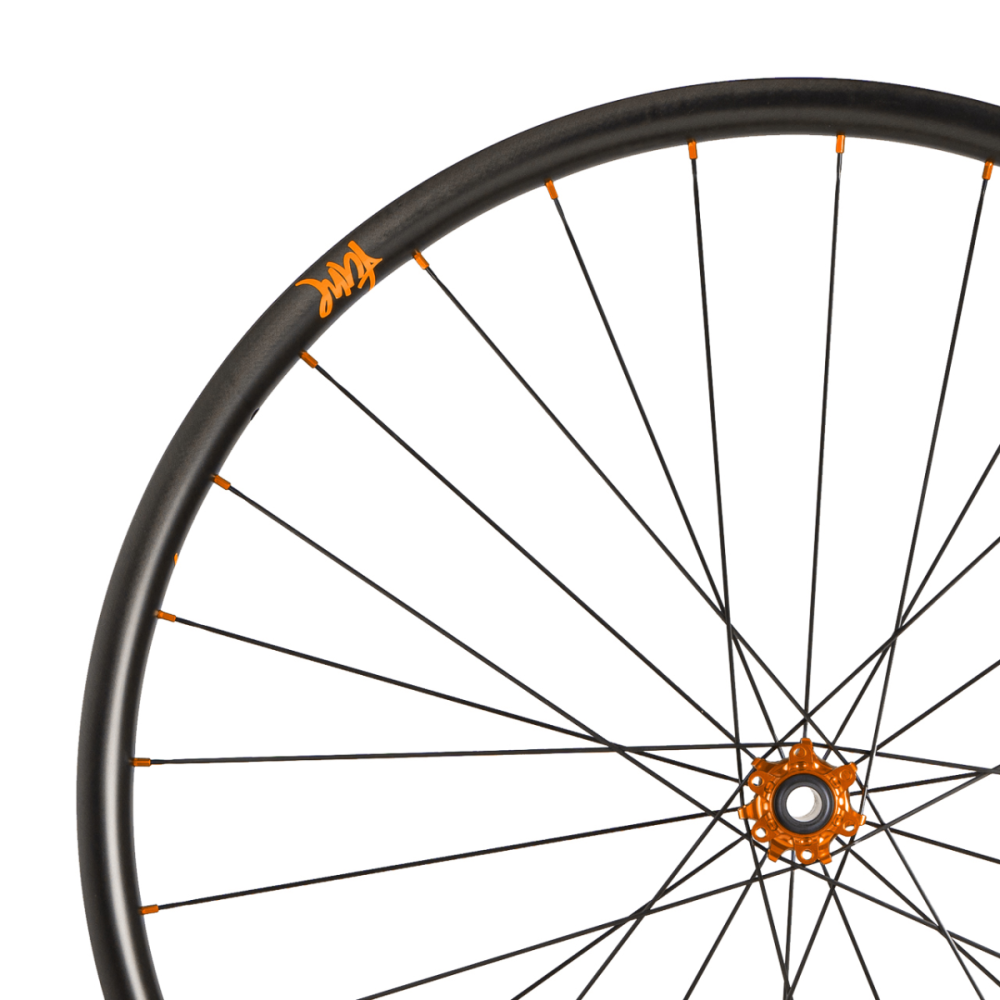 Tune Front Wheel Disc, MTB Carbon, BB28, Princess Boost 6B 28h, 15mm, Standard Bearings