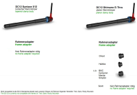 Tune DC12 Hinterrad-MTB-Steckachsenspanner, Shimano E-Thru für BOOST, Aluachse, Schwarz - black - noir