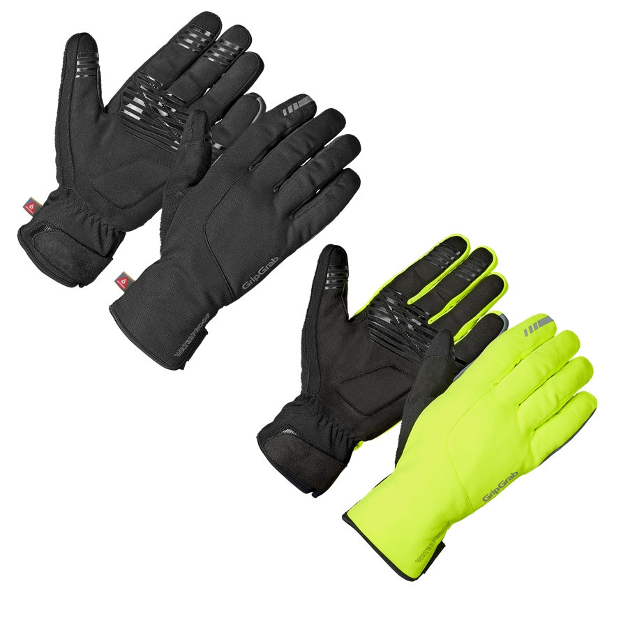 GripGrab Polaris 2 Waterproof Winter Gloves, gelb, L