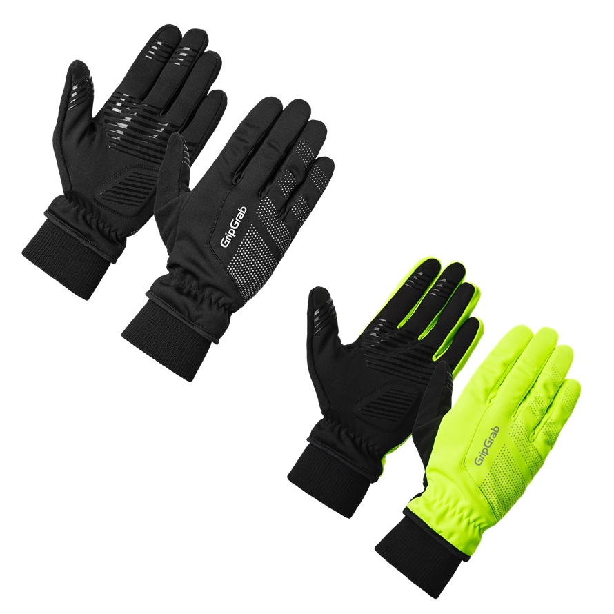 GripGrab Ride II Windproof Winter Gloves, gelb, S