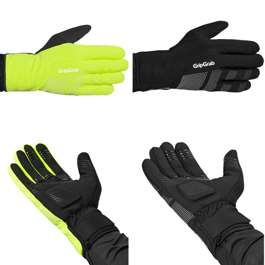 GripGrab Ride II Waterproof Winter Gloves, gelb, XL