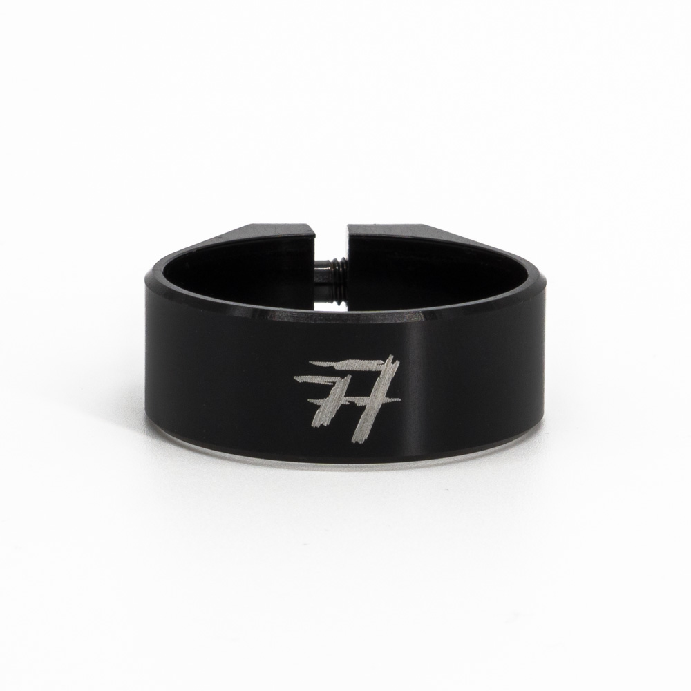 77designz Sattelklemme, Seatclamp V2, Color Eloxal - Black, Diameter 34.9mm