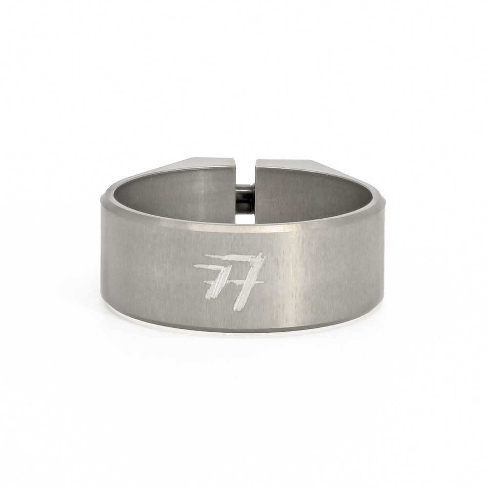 77designz Sattelklemme, Seatclamp V2, Color Eloxal - Silver, Diameter 34.9mm