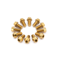 77designz Schrauben & Bolts, Brake Disc Tuning, Set à , Ti Bolt M5x10 T25 – Gold