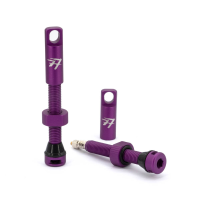 77designz Zubehör & Accessories, Tubeless Valves (Set), SV 44mm, Purple