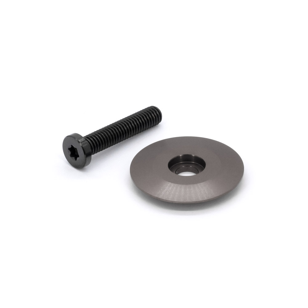 77designz Zubehör & Accessories, Top Cap, Ahead Cap mit T25 Ti Bolt