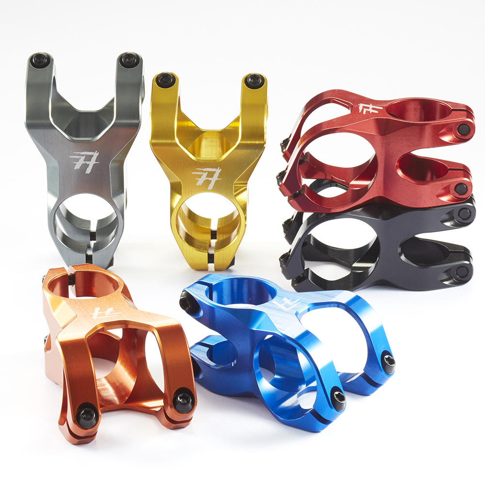 77designz MTB-Vorbau, One Piece Stem 35, Color Eloxal - Blue, Length Stem - 45 mm