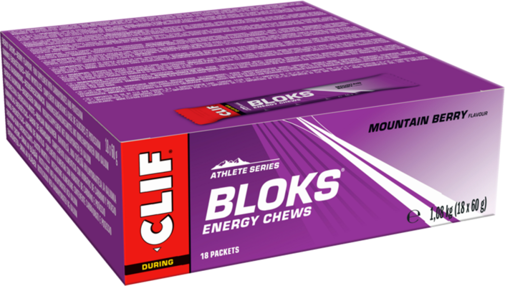 CLIF Shot BLOKS Mountain Berry (18Stk.)