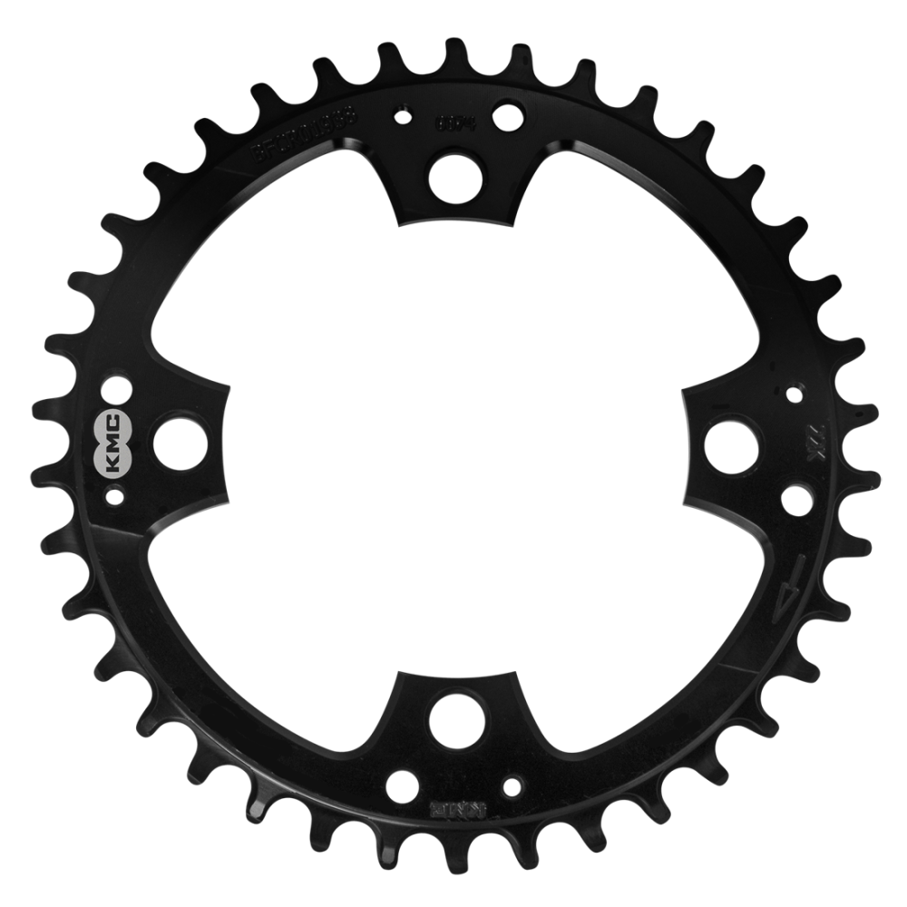 KMC Kettenblatt Front, 38T, 11/128", BCD 104mm, Narrow Wide, black