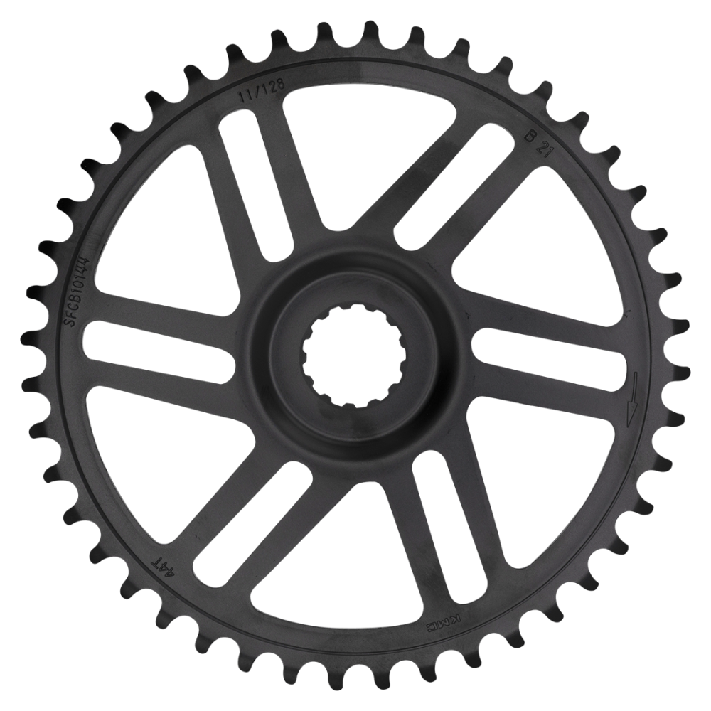 KMC Kettenblatt Gen 3, 44T, 11/128", direct mount, offset 3mm, Kettenlinie 47.5 und 50.0 mm, black