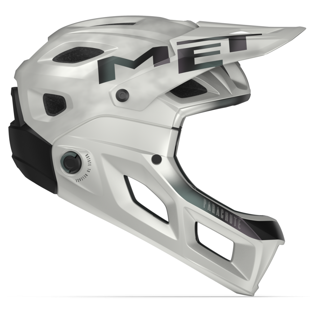 MET MTB Helm, PARACHUTE MCR MIPS, WHITE IRIDESCENT, L