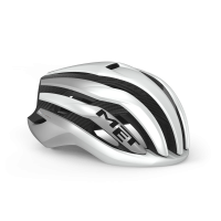 MET Rennrad Helm, TRENTA 3K CARBON MIPS, WHITE SILVER, M