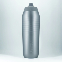 KEEGO Cycle, Sportflasche & Bidon, Stück, mit EasyClean Cap, 750 ml, Generation 04, silber