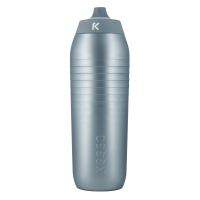 KEEGO Cycle, Sportflasche & Bidon, Stück, mit EasyClean Cap, 750 ml, Generation 04, silber