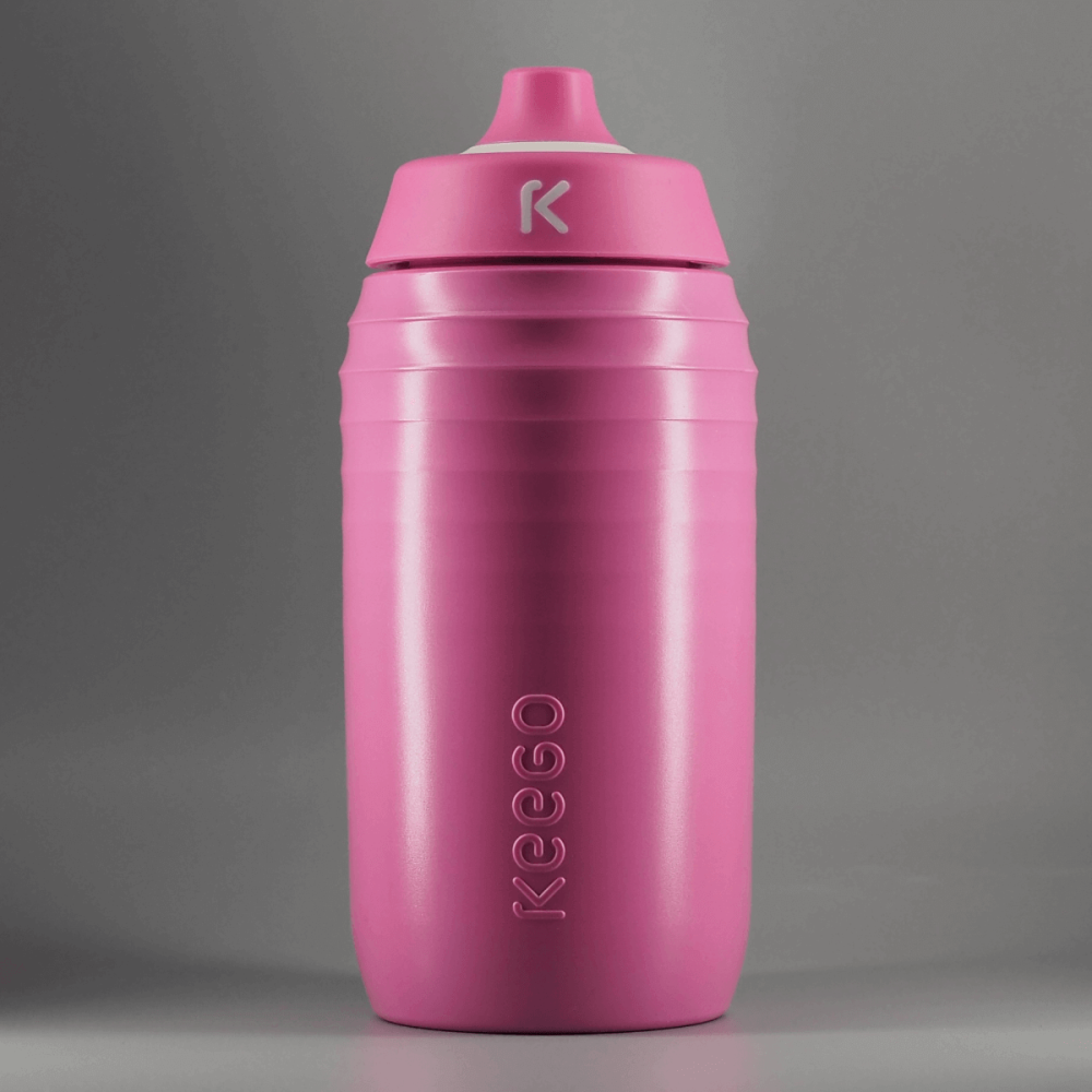 KEEGO Cycle, Bidon, mit EasyClean Cap, 500 ml, Generation 04, pink