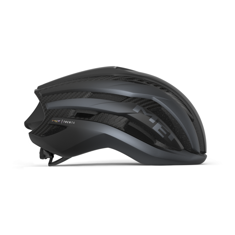 MET Rennrad Helm, TRENTA 3K CARBON MIPS, BLACK MATT, L