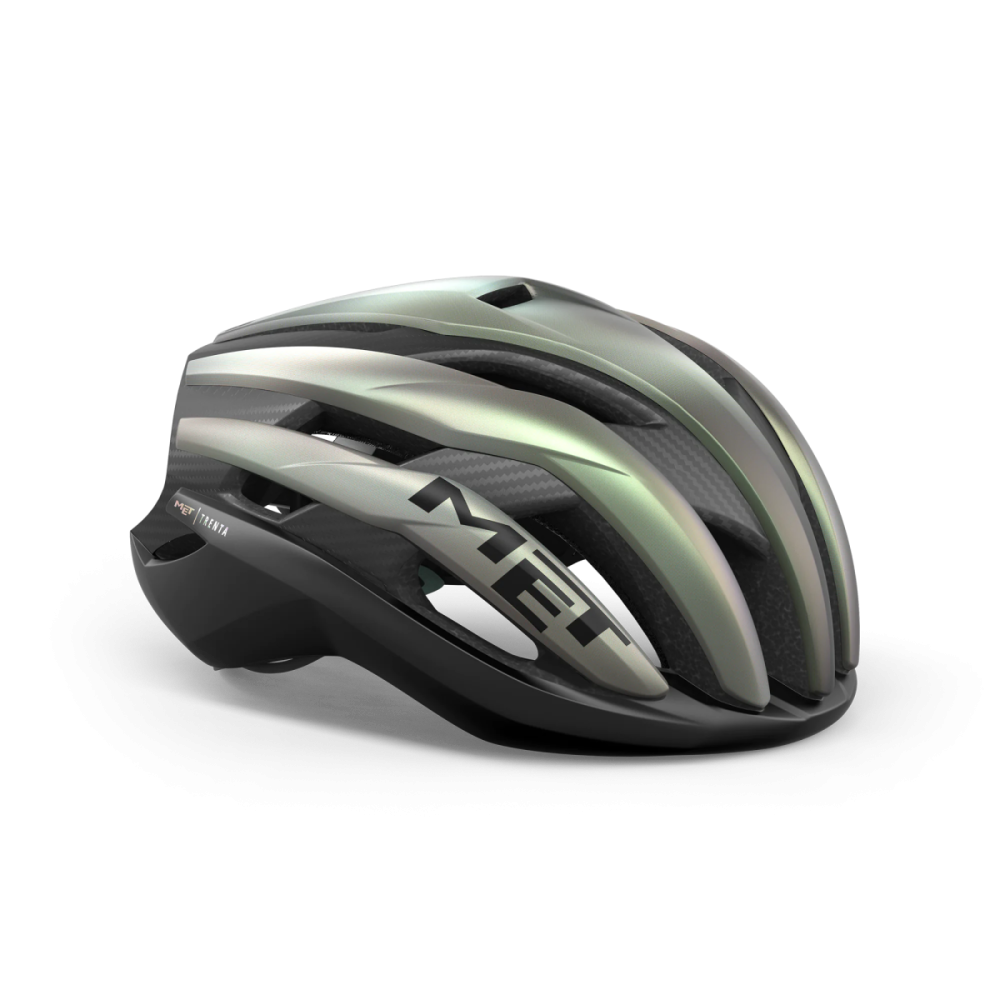 MET Rennrad Helm, TRENTA 3K CARBON MIPS, MOTION BLUR, L