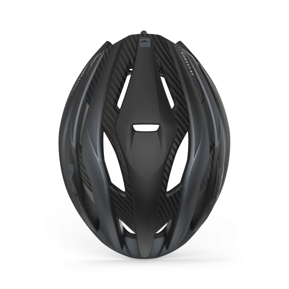 MET Rennrad Helm, TRENTA 3K CARBON MIPS, BLACK MATT, L