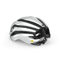 MET Rennrad Helm, TRENTA MIPS, WHITE BLACK, M