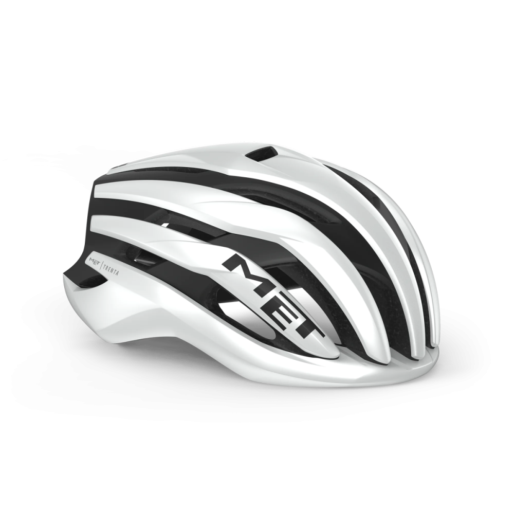 MET Rennrad Helm, TRENTA MIPS, WHITE BLACK, M