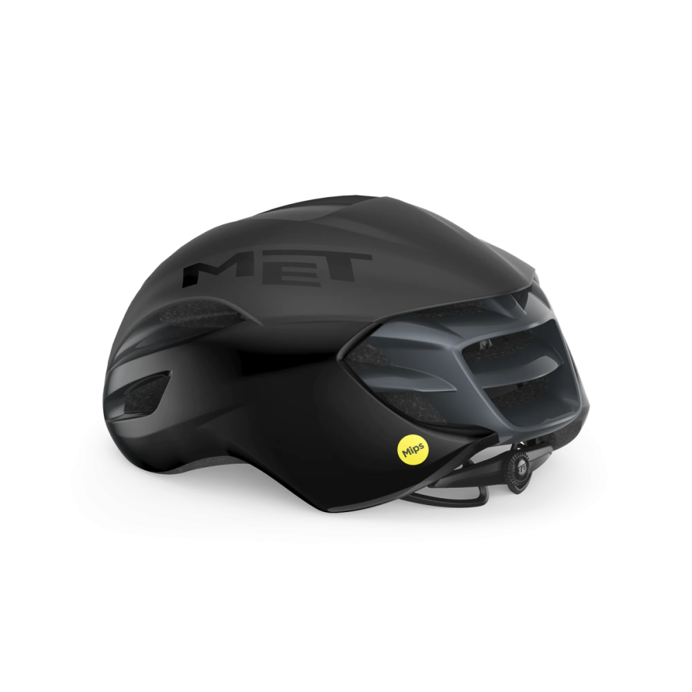 MET Rennrad Helm, MANTA MIPS, BLACK MATT GLOSSY, L