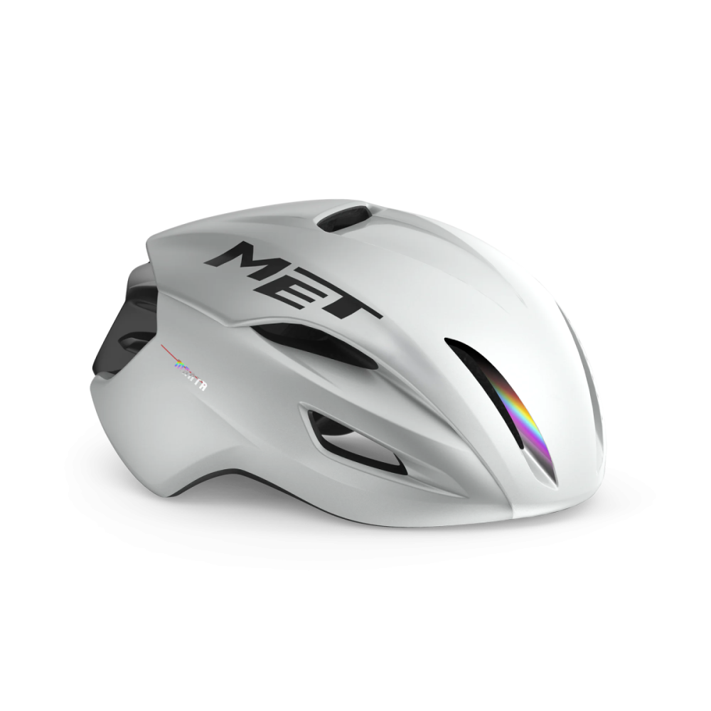 MET Rennrad Helm, MANTA MIPS, WHITE HOLOGRAPHIC, S