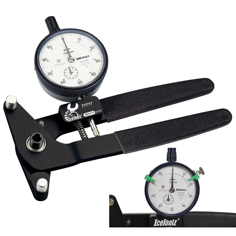 IceToolz Werkzeug, Speichenspannungsmesser, Spoke Tension Meter Mitutoyo® Analog, E381