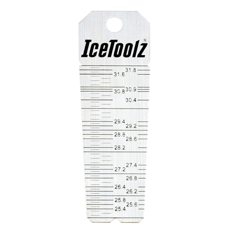 IceToolz Werkzeug, Sitzrohrmessgerät Ø 25.4mm - 31.8mm, E326